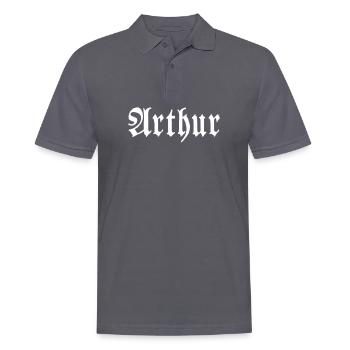 Arthur - Polo Homme - charbon - Devant - Nico (186cm)