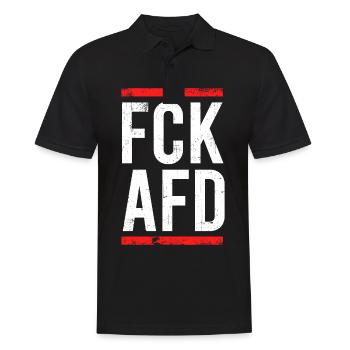 Fck Afd Politique Anti-Politique Pour les manifestants - Polo Homme - noir - Devant - Kai (181cm)