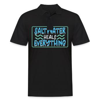 Tauchen Schnorcheln Urlaub Korallenriff Taucher - Männer Poloshirt - Schwarz - Vorne - Kai (181cm)