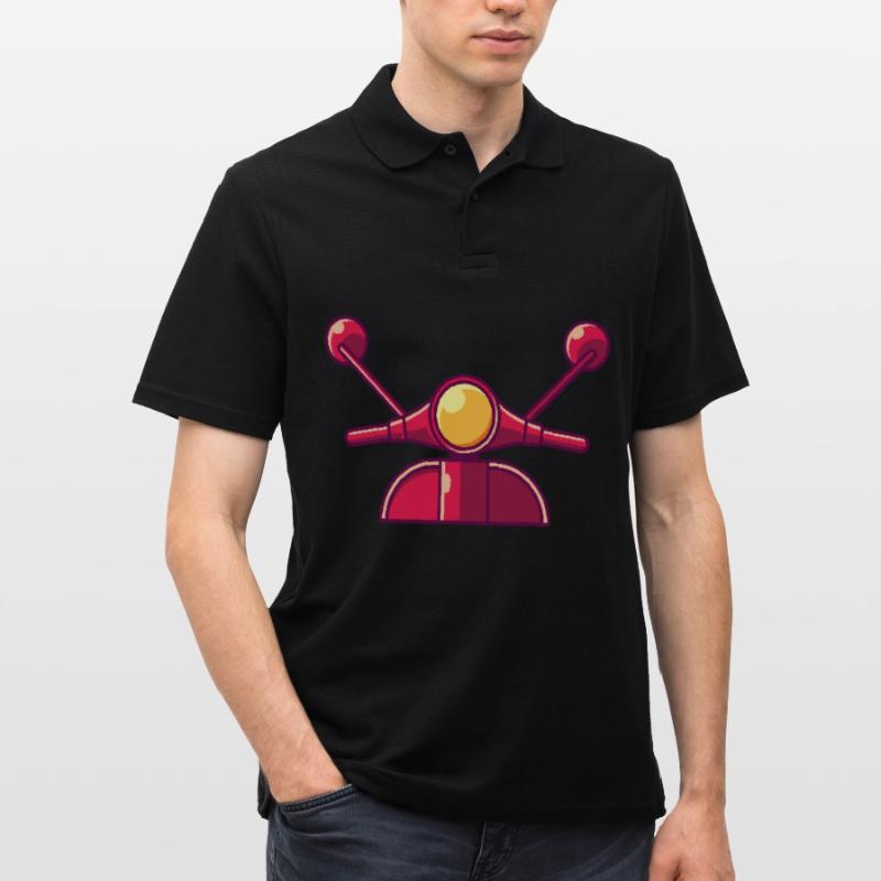 ROLLER RETRO Roller Geschenk Moped Rollerfahrer Männer Poloshirt