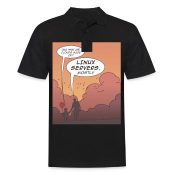 Lustiges Coding Programmiersprachen Design - Männer Poloshirt - Schwarz - Vorne - Kai (181cm)