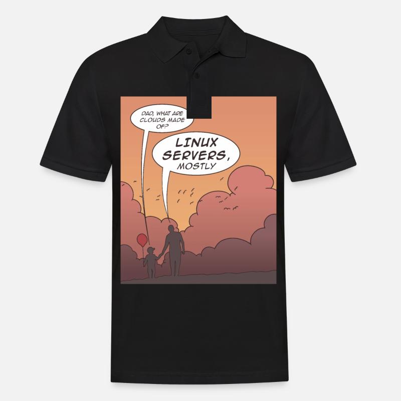 Funny coding programming languages design - Men's Polo Shirt - black