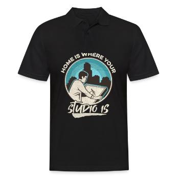 Architecture Nerd Saying for an Architect - Men's Polo Shirt - black - Front - Kai (181cm)