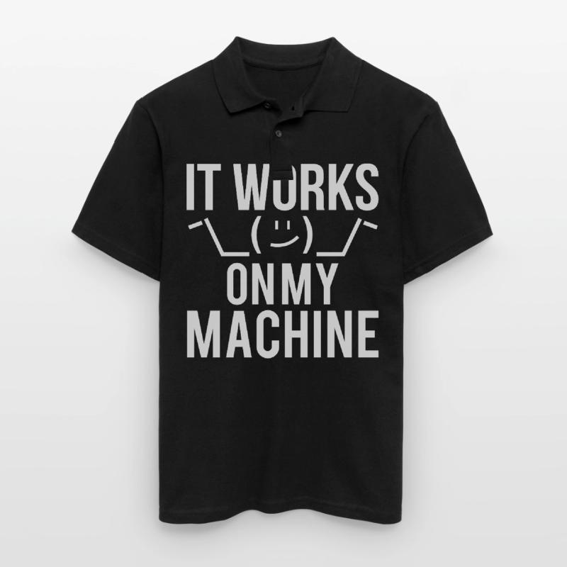 Programmer Developer It Work On My Machine Men's Polo Shirt