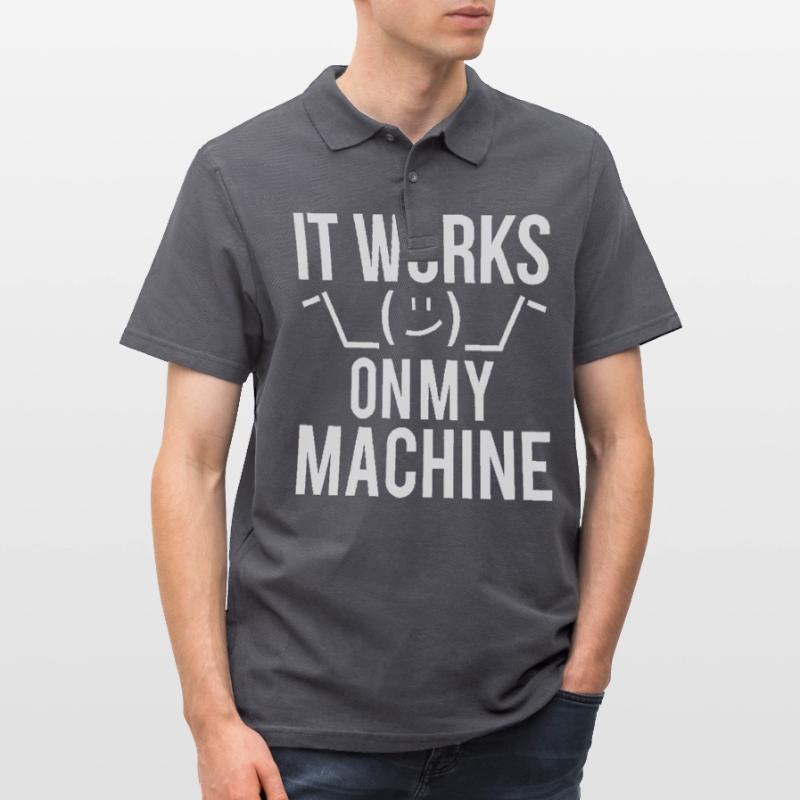 Programmer Developer It Work On My Machine Men's Polo Shirt