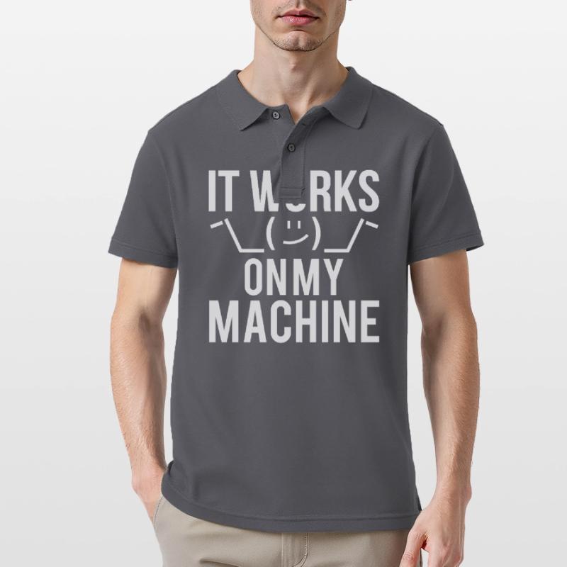 Programmer Developer It Work On My Machine Men's Polo Shirt