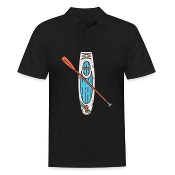 SUP Stand Up Paddle Board Standup Paddeling - Polo Homme - noir - Devant - Kai (181cm)