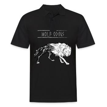 Wolf Odins Viking Walhalla Odin - Men's Polo Shirt - black - Front - Kai (181cm)