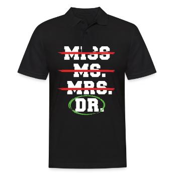 Médecin médecin spécialiste médecin - Polo Homme - noir - Devant - Kai (181cm)