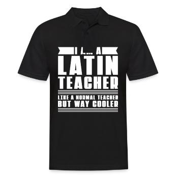 Latins enseignants - Polo Homme - noir - Devant - Kai (181cm)