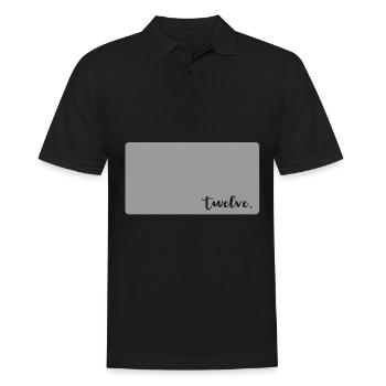 TWELVE 12 YEARS 12 Birthday Girls Retro - Men's Polo Shirt - black - Front - Kai (181cm)
