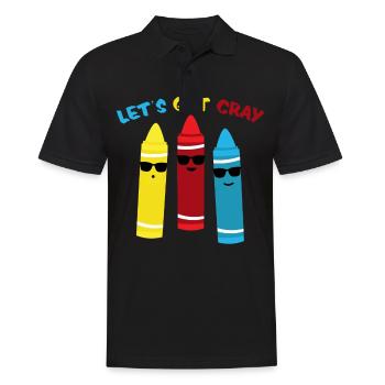 Crayons de cire Crayons à la craie Peinture - Polo Homme - noir - Devant - Kai (181cm)