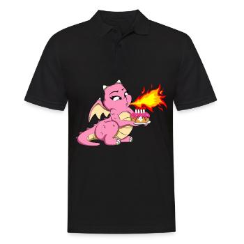 I AM ALREADY 4 4 birthday girl 4 years - Men's Polo Shirt - black - Front - Kai (181cm)