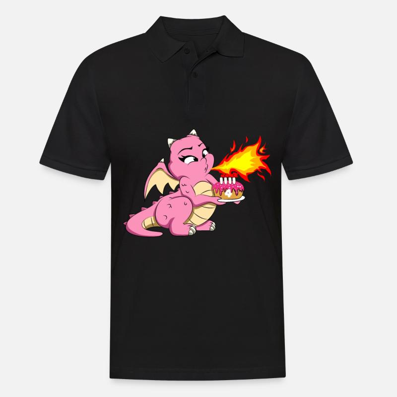 ICH BIN SCHON 4 4 Geburtstag Mädchen 4 Jahre - Männer Poloshirt - Schwarz