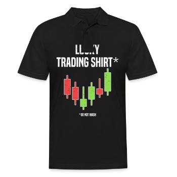 Actionnaire Action Trading Candles Bourse Marché boursier - Polo Homme - noir - Devant - Kai (181cm)