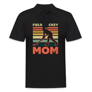 Feldhockey Feldhockey Mama - Männer Poloshirt - Schwarz - Vorne - Kai (181cm)