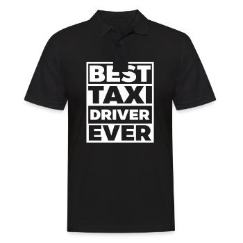 Taxi Driver Best Taxi Driver Ever - Men's Polo Shirt - black - Front - Kai (181cm)