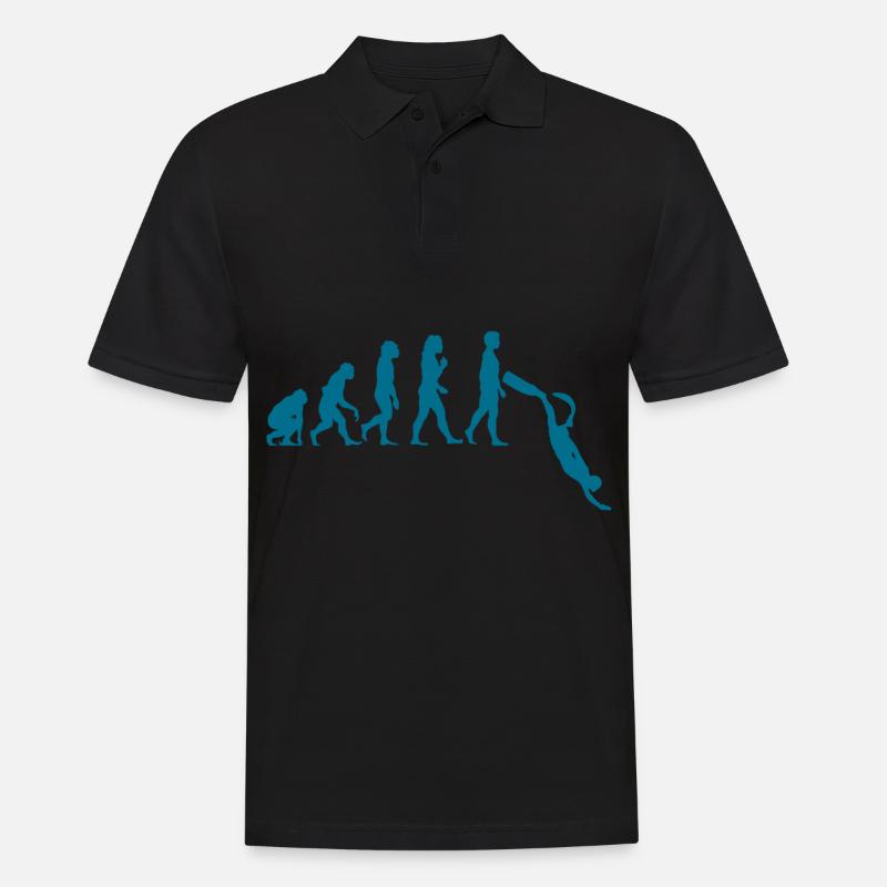 Plongée Libre Evolution Apnoetaucher - Polo Homme - noir