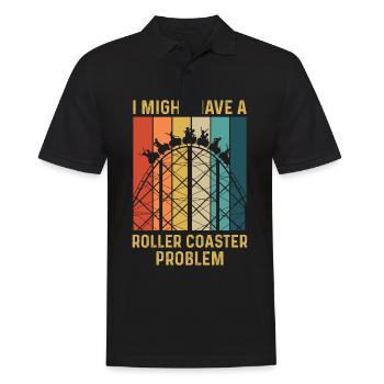Amusement park design for an amusement park expert - Men's Polo Shirt - black - Front - Kai (181cm)