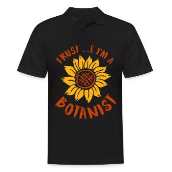 Hobby Jardinier Tournesol Jardinier - Polo Homme - noir - Devant - Kai (181cm)
