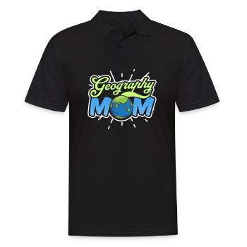 Geographie Lehrer Geographie Mama - Männer Poloshirt - Schwarz - Vorne - Kai (181cm)