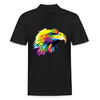 just a boy who loves eagles bird eagle - Men's Polo Shirt - black - Front - Kai (181cm)