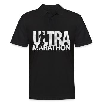 Ultramarathon 100 kilometers ultra running gift - Men's Polo Shirt - black - Front - Kai (181cm)