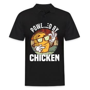 Chicken Diet Breakfast Chicken Nuggets Fan - Men's Polo Shirt - black - Front - Kai (181cm)