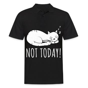 Cats Kitten Cat Mom Cat Dad Cat Cat Cat - Men's Polo Shirt - black - Front - Kai (181cm)