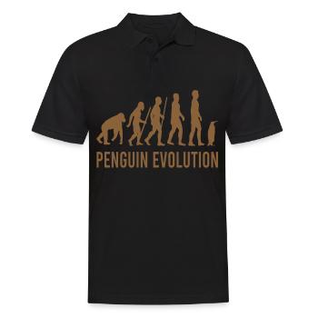 Pinguine Südpol Antarktis Kaiserpinguin pinguin - Männer Poloshirt - Schwarz - Vorne - Kai (181cm)