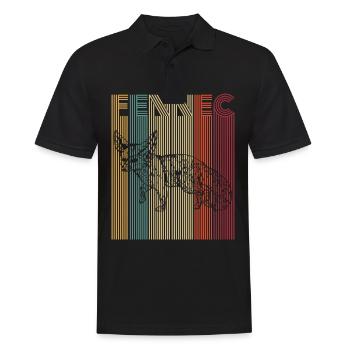 Fennec Zitat für einen Fennec-Fuchs-Liebhaber - Männer Poloshirt - Schwarz - Vorne - Kai (181cm)