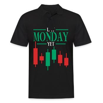 Est-ce lundi encore Blockchain Crypto Trading - Polo Homme - noir - Devant - Kai (181cm)