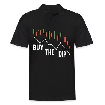 Acheter le Dip Candle Stick Cypto Stock Trader - Polo Homme - noir - Devant - Kai (181cm)