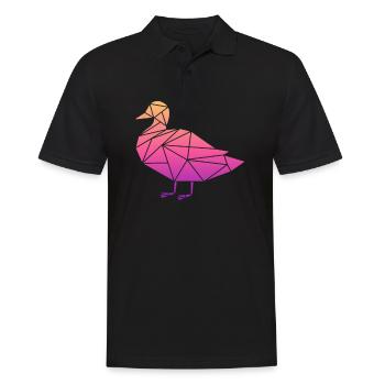 Ducks Swimming Fly Waddle Rubber Duck Duck - Men's Polo Shirt - black - Front - Kai (181cm)