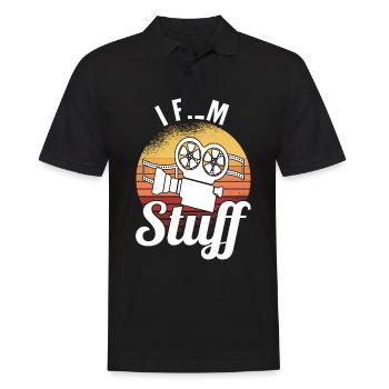 Regisseur Filmemacher Spielfilm Film - Männer Poloshirt - Schwarz - Vorne - Kai (181cm)