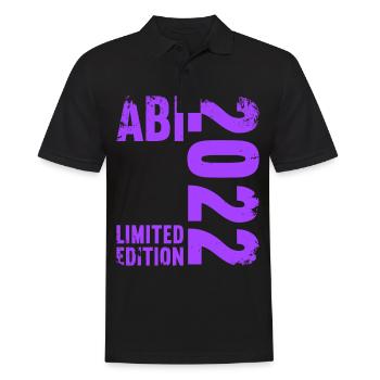 Abitur Gymnasium Damen und Herren Abi 2022 - Männer Poloshirt - Schwarz - Vorne - Kai (181cm)