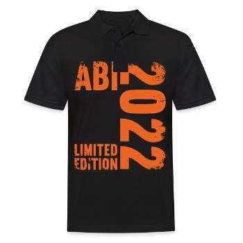 Abitur Gymnasium Damen und Herren Abi 2022 - Männer Poloshirt - Schwarz - Vorne - Kai (181cm)