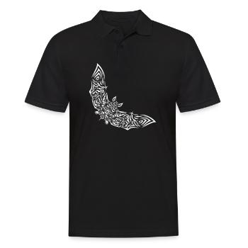 Fledermäuse Fledermaus Fledermausschutz Höhle - Männer Poloshirt - Schwarz - Vorne - Kai (181cm)
