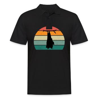 Fledermäuse Fledermaus Fledermausschutz Höhle - Männer Poloshirt - Schwarz - Vorne - Kai (181cm)