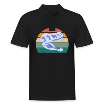 Fossils Fossils Prehistoric Dinosaurs - Men's Polo Shirt - black - Front - Kai (181cm)