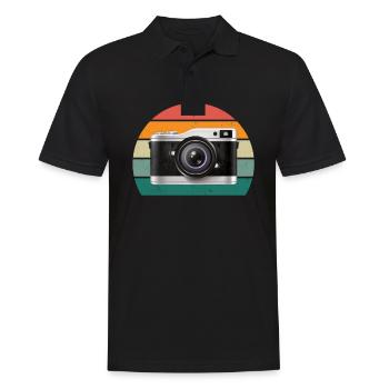 Photo Photos Photographer Focus Focus Photographer - Men's Polo Shirt - black - Front - Kai (181cm)