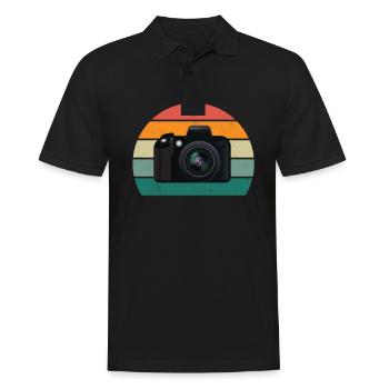 Photo Photos Photographer Focus Focus Photographer - Men's Polo Shirt - black - Front - Kai (181cm)