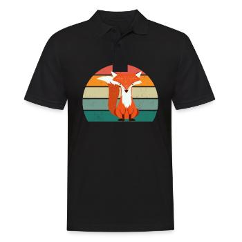 Foxes Fox family Stink like a fox smart - Men's Polo Shirt - black - Front - Kai (181cm)