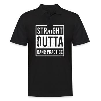 Uniforme de fanfare Straight Outta Band Pratique - Polo Homme - noir - Devant - Kai (181cm)