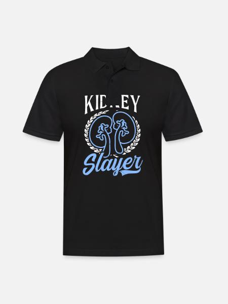 Dialysis Tech Kidney Slayer - Men's Polo Shirt - black