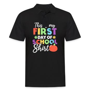 Tenue du premier jour d’école du premier jour d’école - Polo Homme - noir - Devant - Kai (181cm)