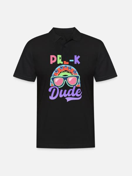 Premier jour d’école Pre-K Dude - Polo Homme - noir