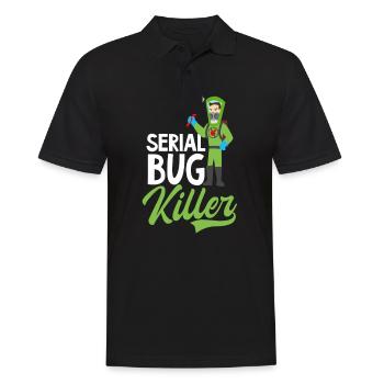 Bug Exterminator Serial Bug Killer - Polo Homme - noir - Devant - Kai (181cm)