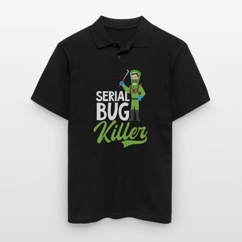 Bug Exterminator Serial Bug Killer Men's Polo Shirt