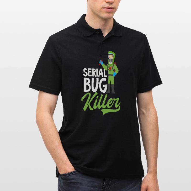 Bug Exterminator Serial Bug Killer Men's Polo Shirt